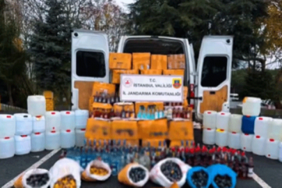 17 İlde sahte ve kaçak alkole büyük darbe