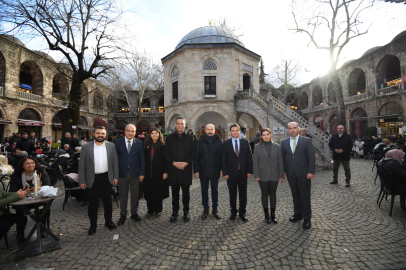 Ali Mahir Başarır Osmangazi’de: Başkan Aydın’la görüştü, Kozahan’ı gezdi