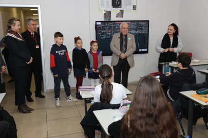 Başkan Özdemir Nilüferli öğrencilerle çevre bilinci için buluştu