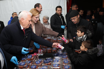 Büyükşehir’den Miraç Kandili’nde gönül sofrası