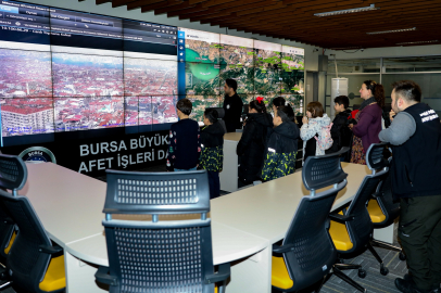 Minikler AKOM’da afetlere karşı hazırlandı