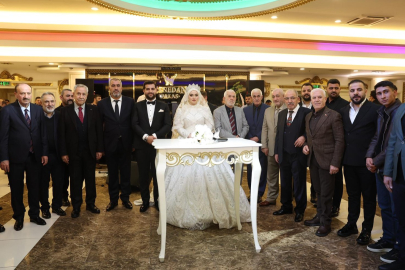 Bursa iş ve siyaset dünyası Kılıçaslan-Yurdakul düğününde buluştu