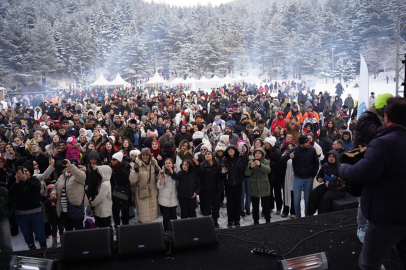 Kestel’de karne hediyesi: Alaçam Kar Festivali coşkusu