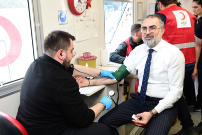 Başkan Erol'dan kan bağışı mesajı: “Bir ünite kan, bir hayat”