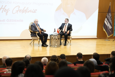 Başkan Şadi Özdemir gençlerle tecrübesini paylaştı