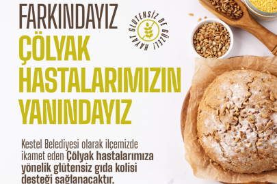 Kestel Belediyesi’nden çölyak hastalarına glütensiz gıda desteği