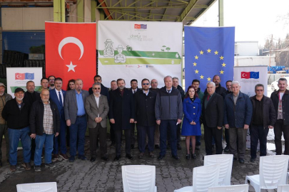 Gürsu’da tarıma katma değer: Meyve kasası üretim hattı kuruldu