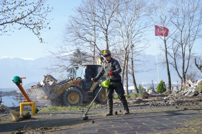 Kestel’de bahar temizliği ve peyzaj çalışmaları hız kazandı