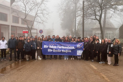 Nilüfer’de Kanser Haftası’nda farkındalık yürüyüşü