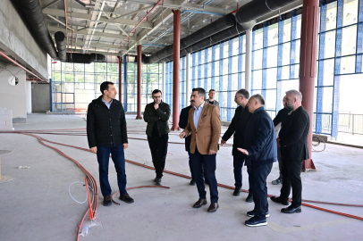 Piremir’de kapalı pazar alanı spor merkezine dönüşüyor