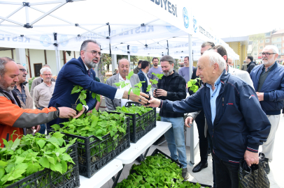 Kestel’de ahududu seferberliği: 6 bin fidan üreticiyle buluştu