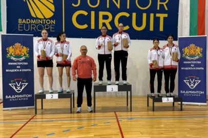 Osmangazi Belediyespor badmintoncularından Bulgaristan’da iki madalya