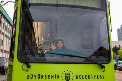 Bursa Büyükşehir’den minik Ali Asaf’a unutulmaz sürüş deneyimi