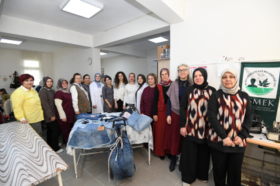 Osmangazi'de kadınlardan geri dönüşüme yaratıcı dokunuş