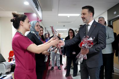 Bursa Büyükşehir Başkan Vekili Biba'dan Hemşireler Günü’nde anlamlı ziyaret