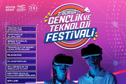 Yıldırım’da gençlik ve teknoloji festivali başlıyor