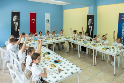 Minik şefler Erdek’te zeytinli lezzetleri deneyimledi