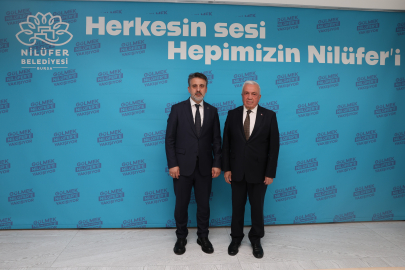 Başkan Özdemir Büyükşehir Başkan Vekili Biba'yı ağırladı