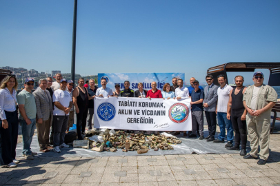 Gemlik İskelesi’nde çevre seferberliği