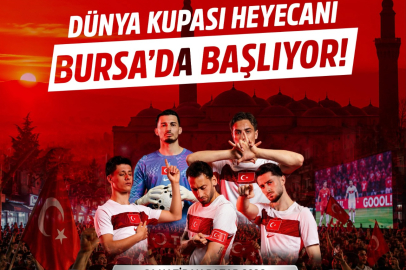 Bursa'da dev ekranda Dünya Kupası heyecanı